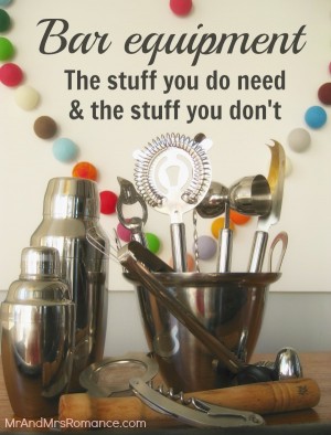 Equipment for your home bar you need (and stuff you don’t need)