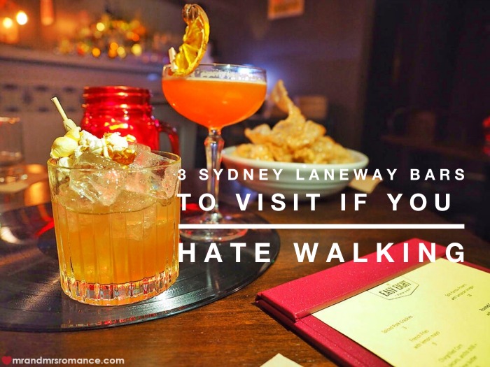 Sydney laneway bars