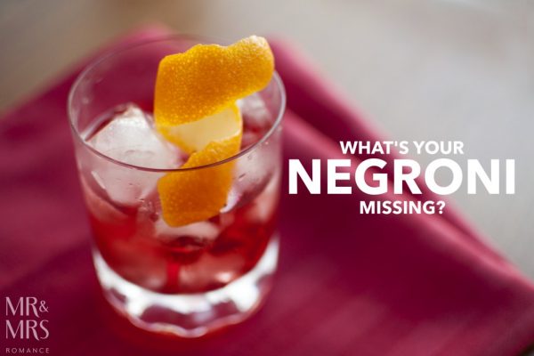 Sloe gin negroni recipe - Mr and Mrs Romance