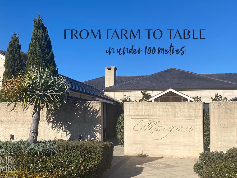 Margan Wines - market garden, hatted restaurant, Hunter Valley Winery