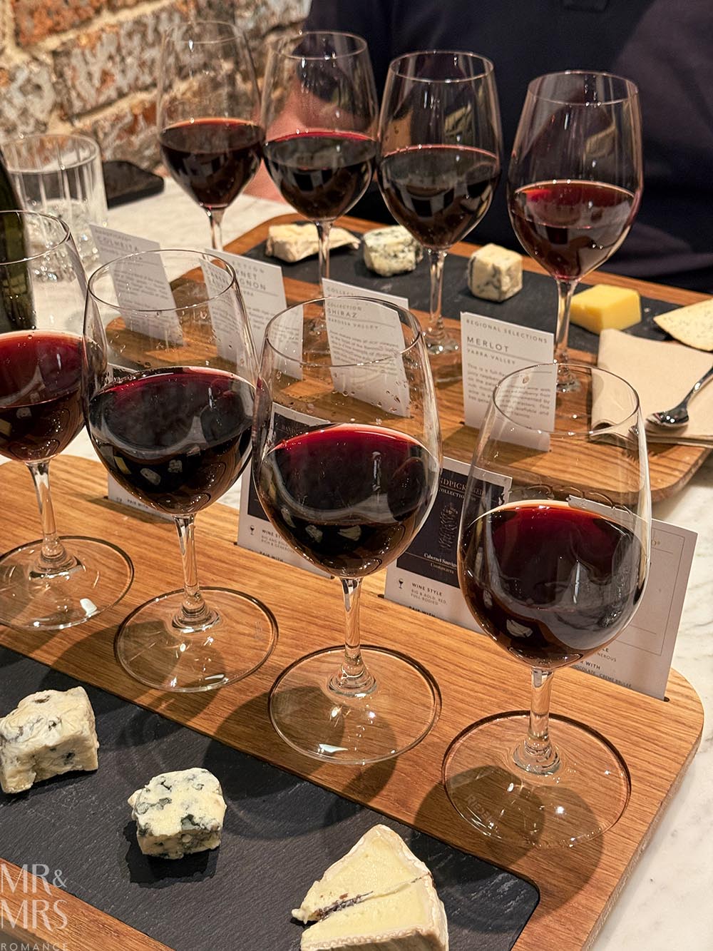 Hotel review of the Porter House MGallery Collection in Sydney - wines and cheeses at tasting with Handpicked Wines