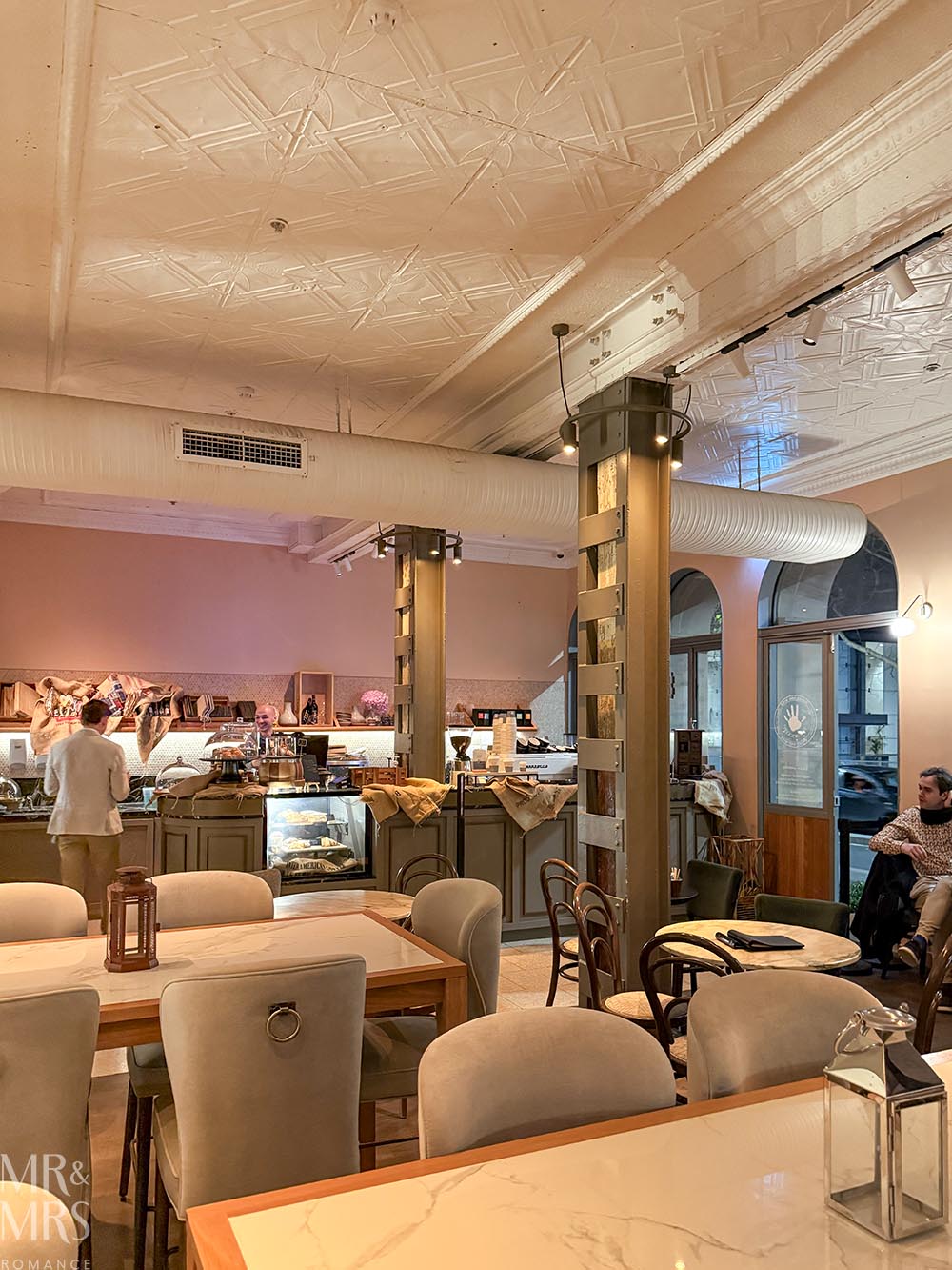 Hotel review of the Porter House MGallery Collection in Sydney - cafe in hotel