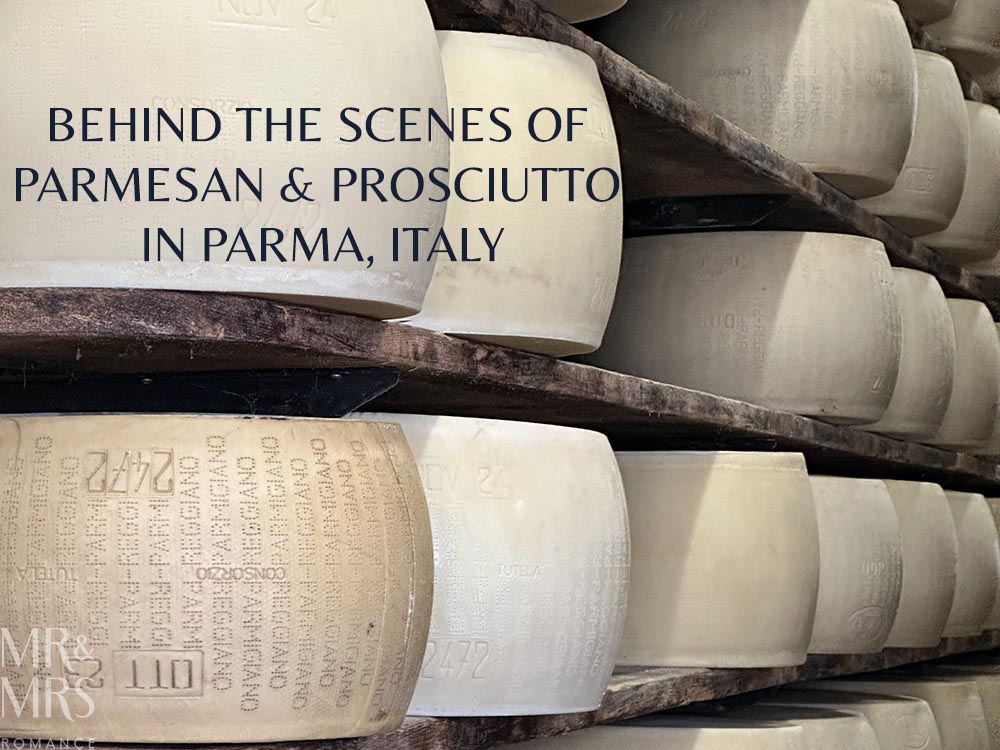 Tour of parmegiano reggiano parmesan cheese and prosciutto di Parma in Parma Italy