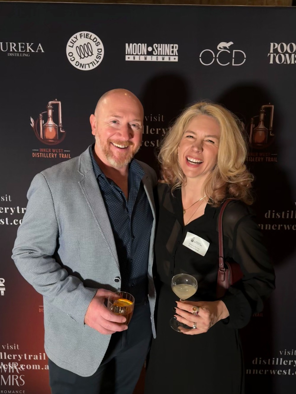 Flavour of the Month - a taste of August 2025. Jim and Christina at the Inner West Distillery Trail launch party