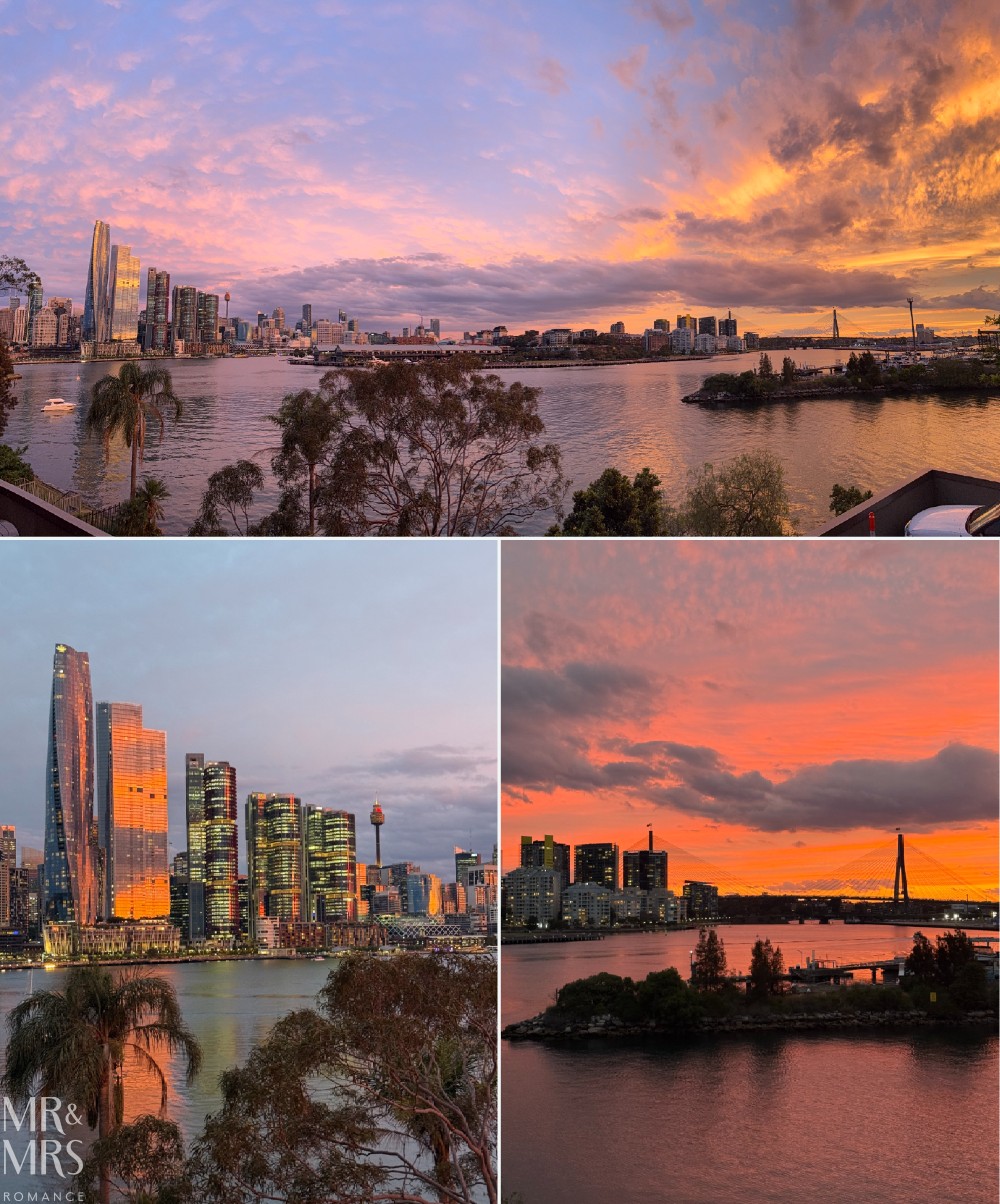 Flavour of the Month - Oct 2025 - sunset over Sydney