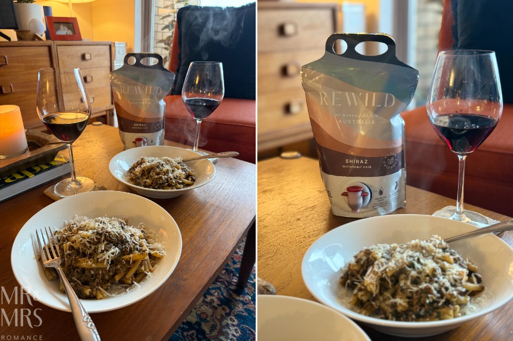 Flavour of the Month - Oct 2025 - Rewild Wines' Shiraz bagnum and casarecce bolognese 