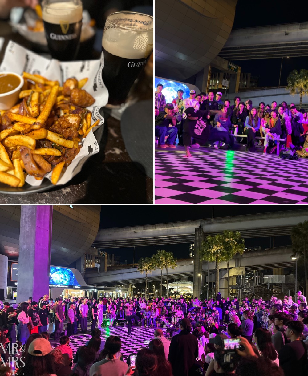 Spice bag from PJ O'Briens and all-stars dance battle in Darling Harbour