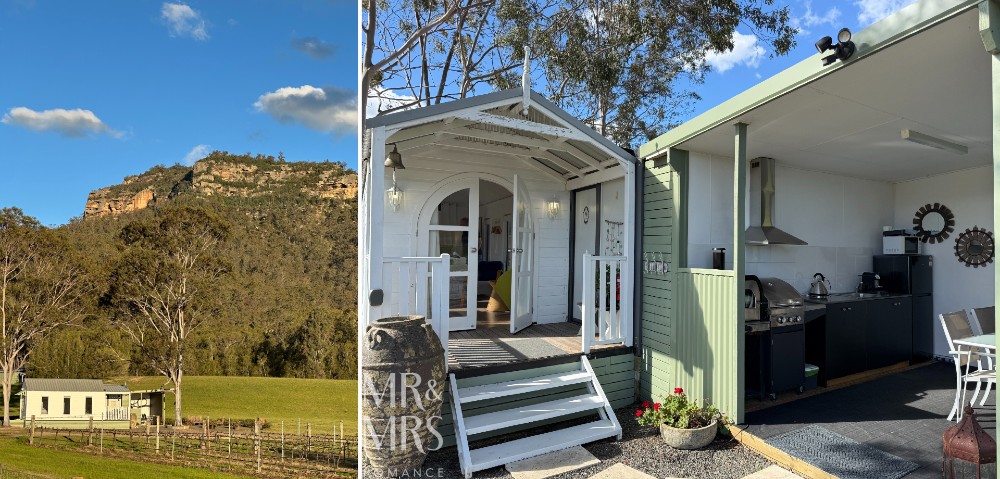 Villa Vino tiny house at Winmark Wines, Broke-Fordwich Hunter Valley