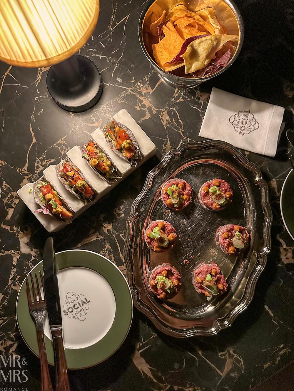 World's Best Bars - BKK Social Club Bangkok - food at the bar