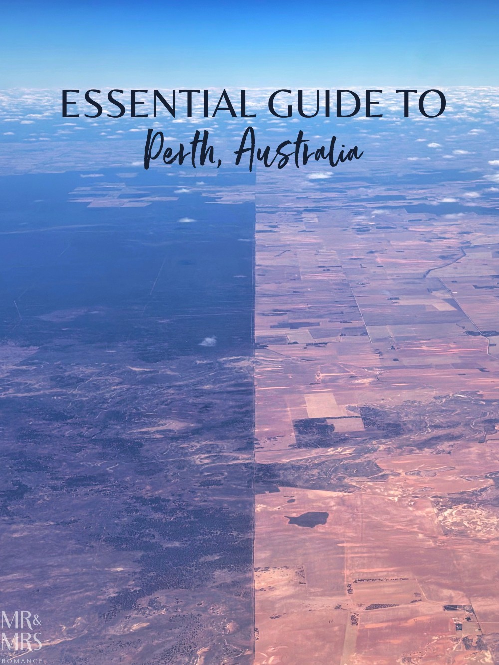 Essential Guide to Perth, Western Australia - strange line across the land. Photo taken from the sky