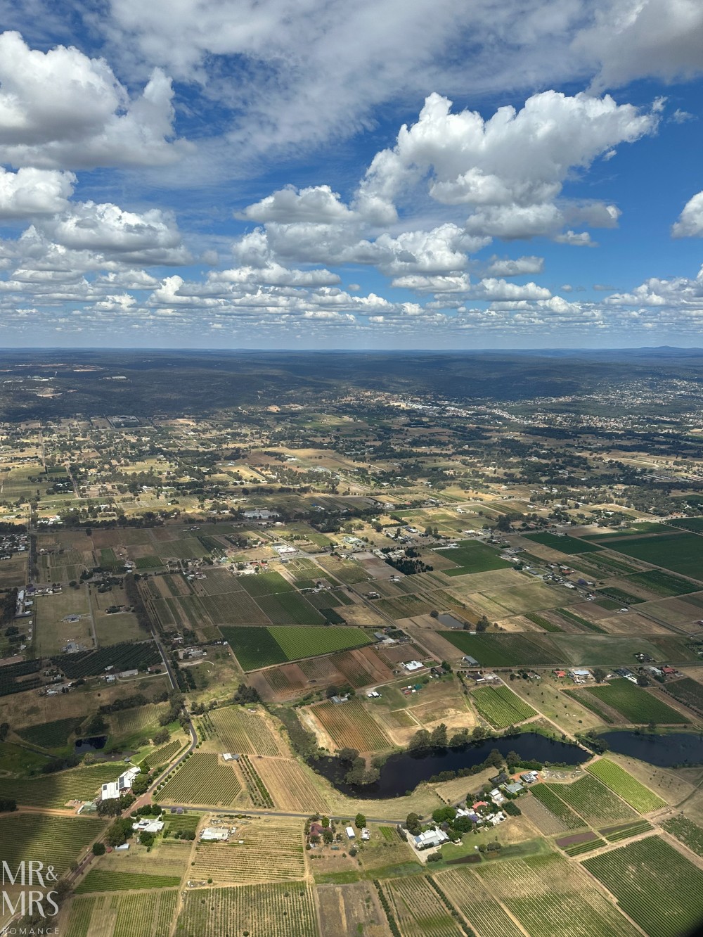 Essential Guide to Perth, Western Australia - Swan Valley vines from the air