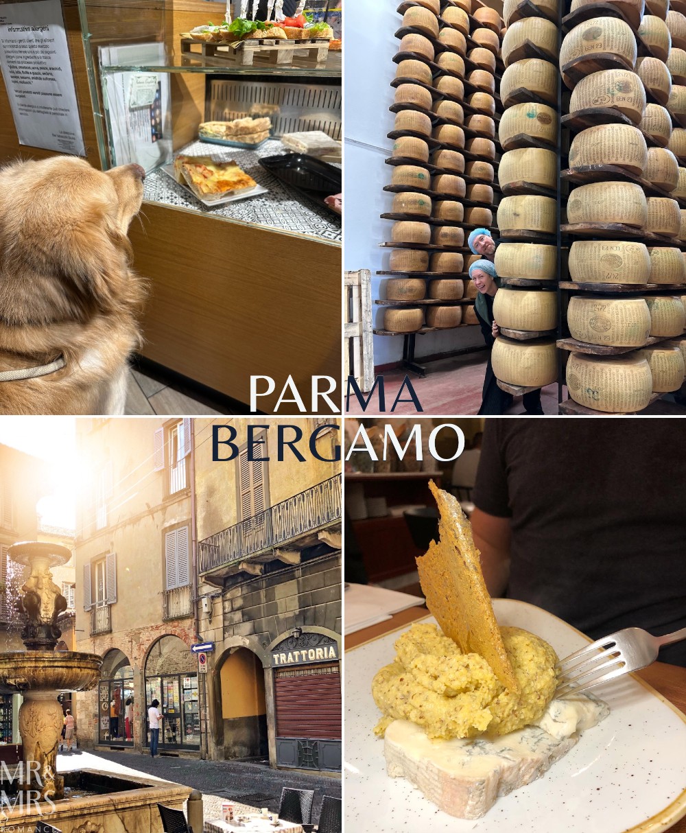 Essential Guide to Milan, Italy - Parma and Bergamo in collage