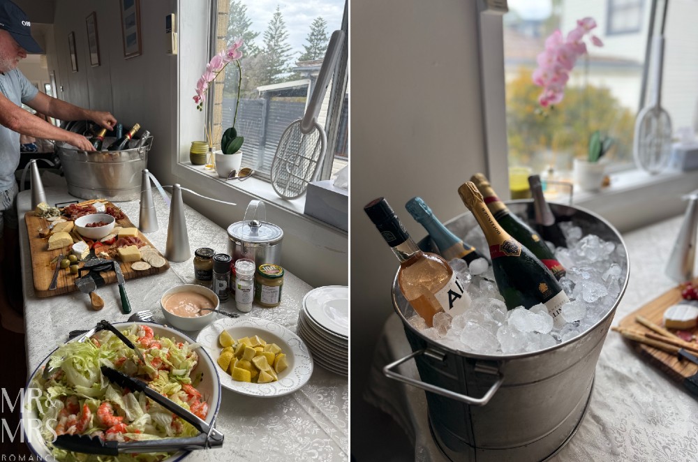 Flavour of the Month - January 2026. Drinks bucket and lunch spread