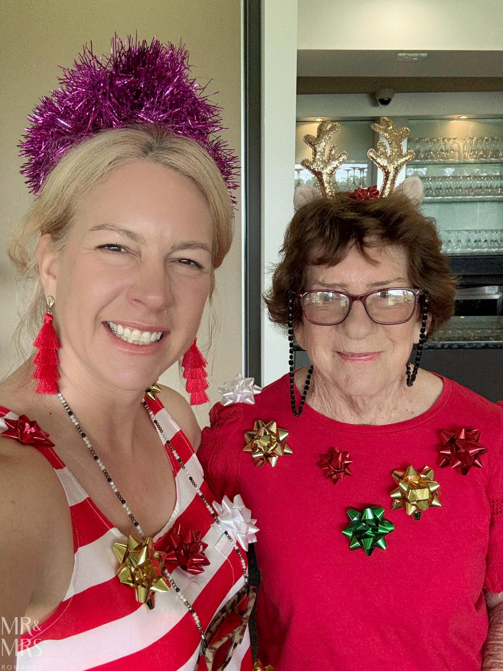 Flavour of the Month - December 2025 - Christina and her mum Jeanette for Christmas party at Muirfield Golf Club