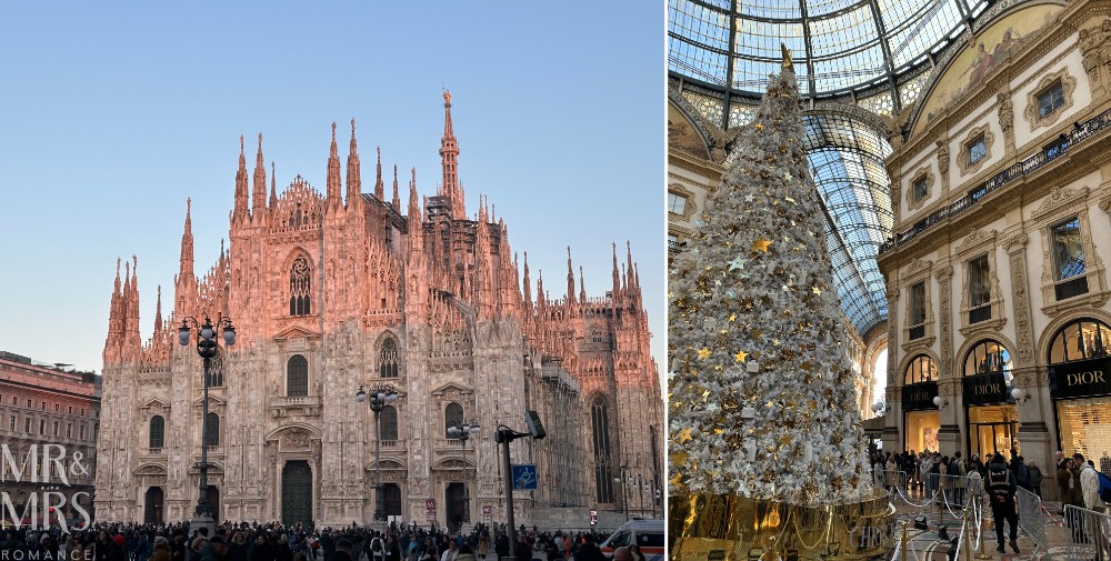 Visit Milan in winter - the Duomo, piazza and Galleria shopping centre are crowded but still beautiful