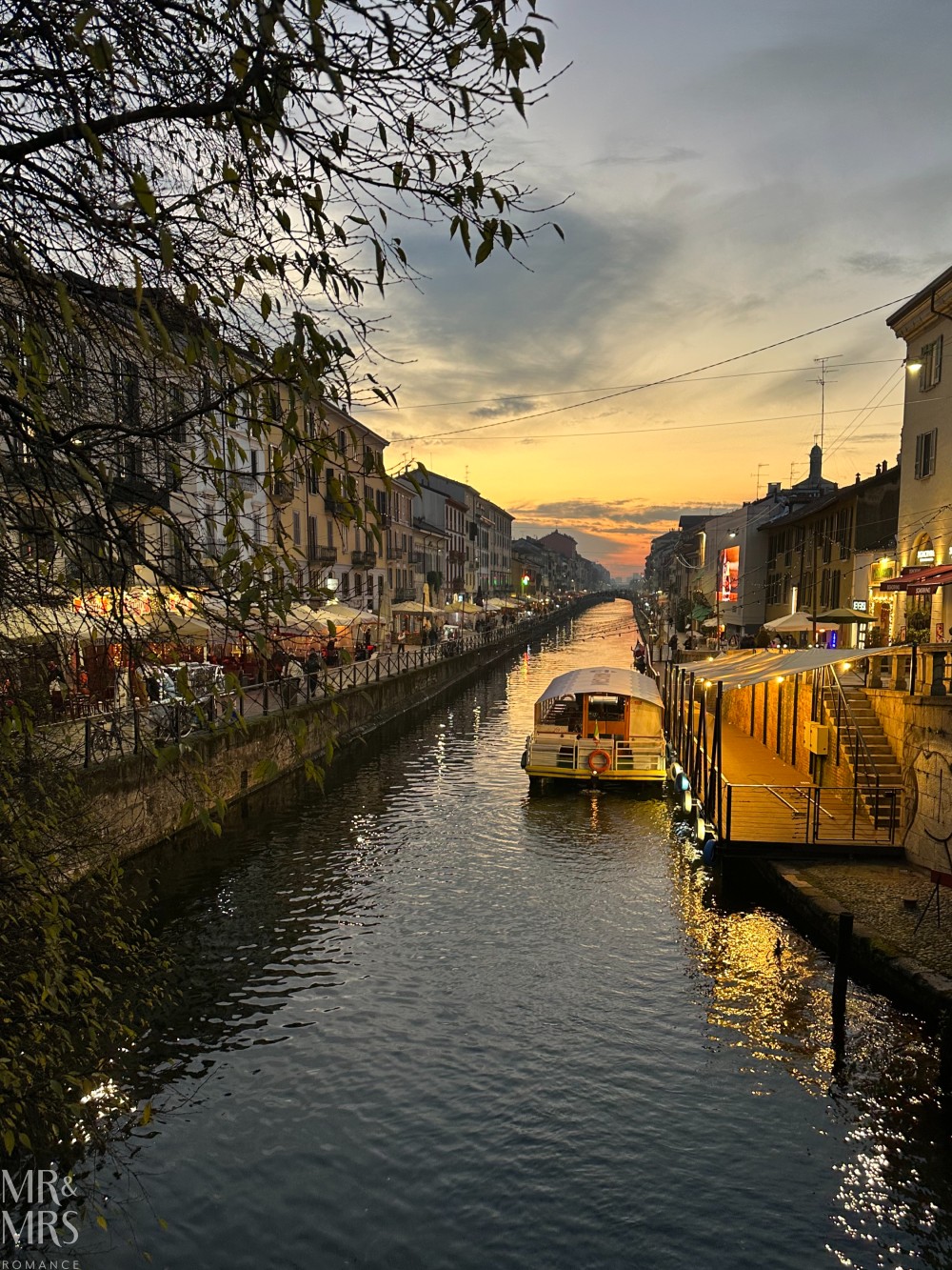 Visit Milan in winter - Milan's canals. Very quiet in winter