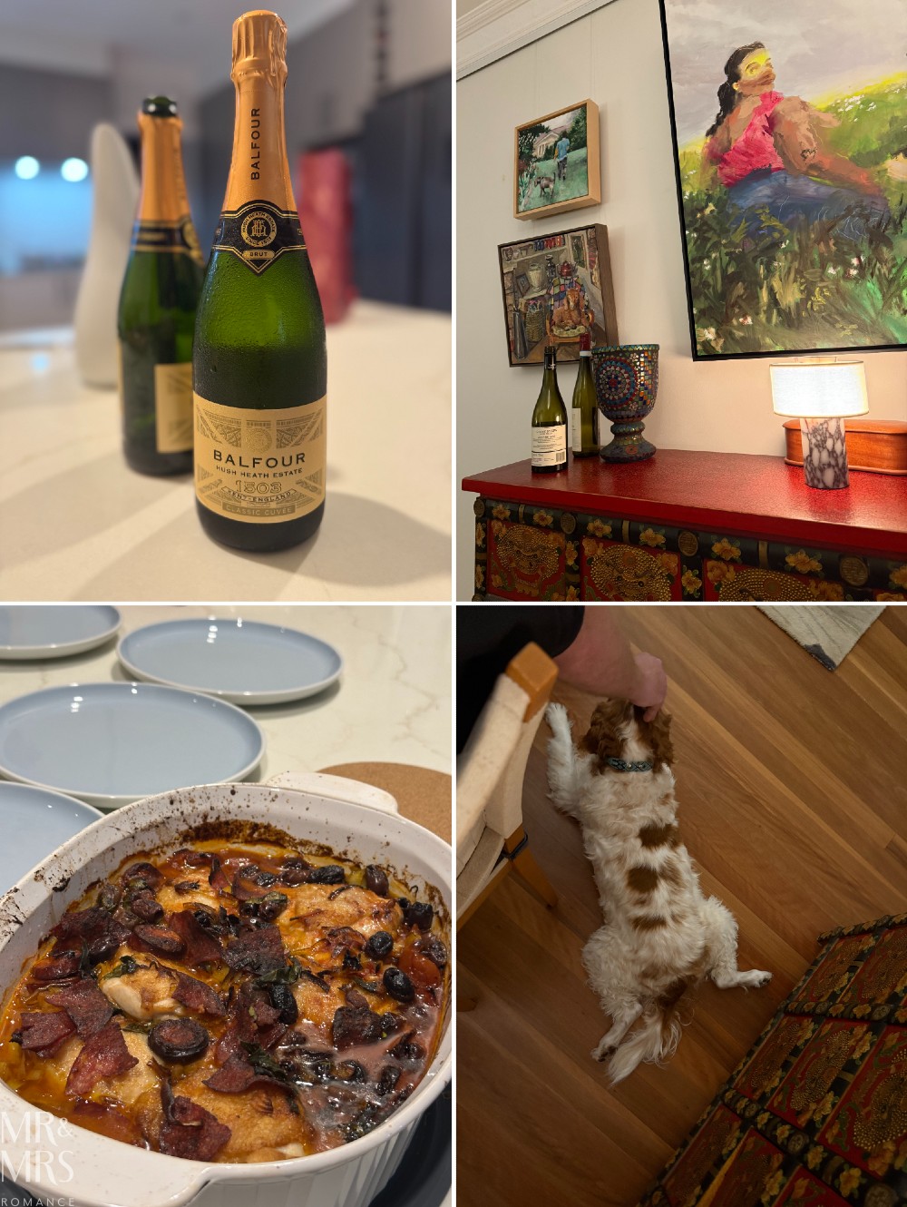 Flavour of the Month - February 2026 - dinner with our friends Peter Hook and Fiona Smith