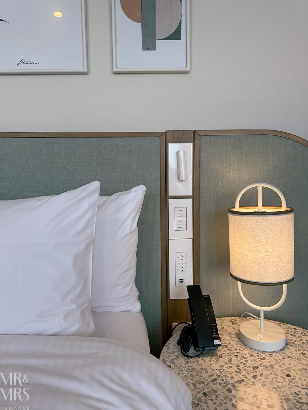 Voco Gosford, Central Coast hotels - room detail and light switches of king suite