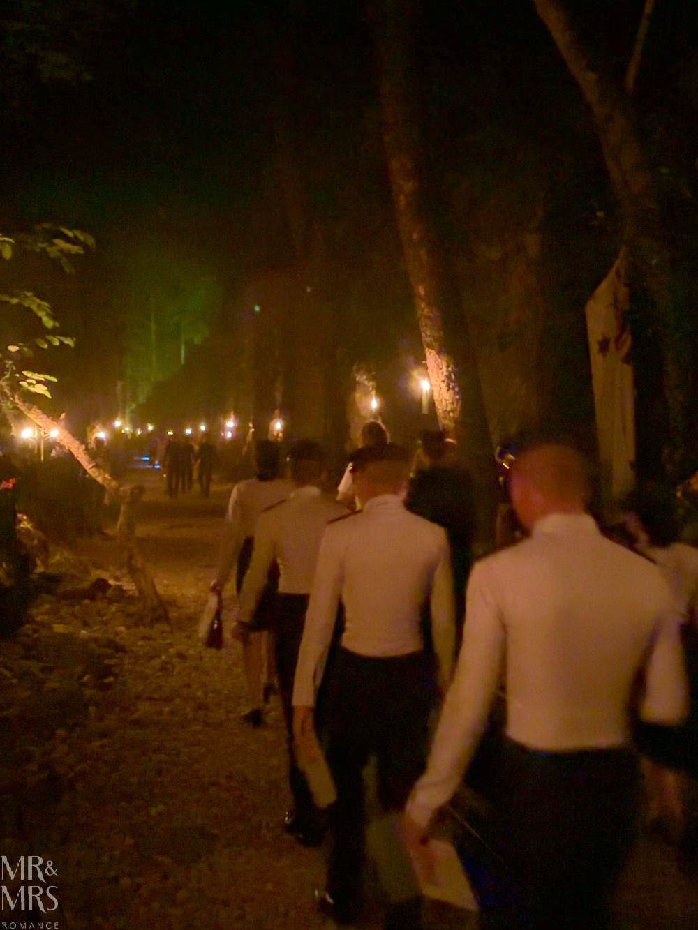 Anzac Day at Hellfire Pass, Kanchanaburi, Thailand. The ghostly march down Hellfire Pass