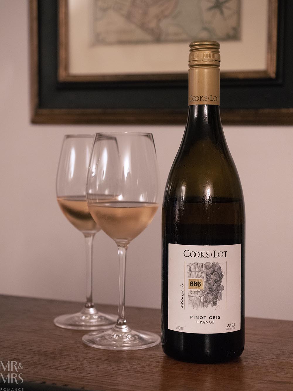 Cooks Lot Wines of Orange, NSW - the Pinot Gris is so pink!