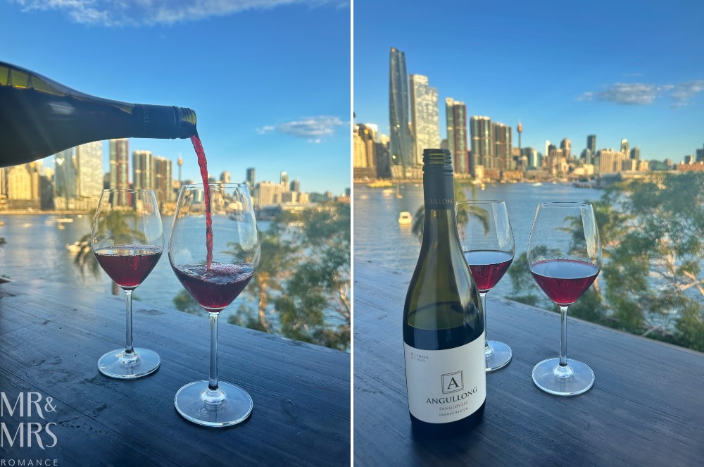 Flavour of the Month March 2026 - Angullong Wines Sangiovese in the glass