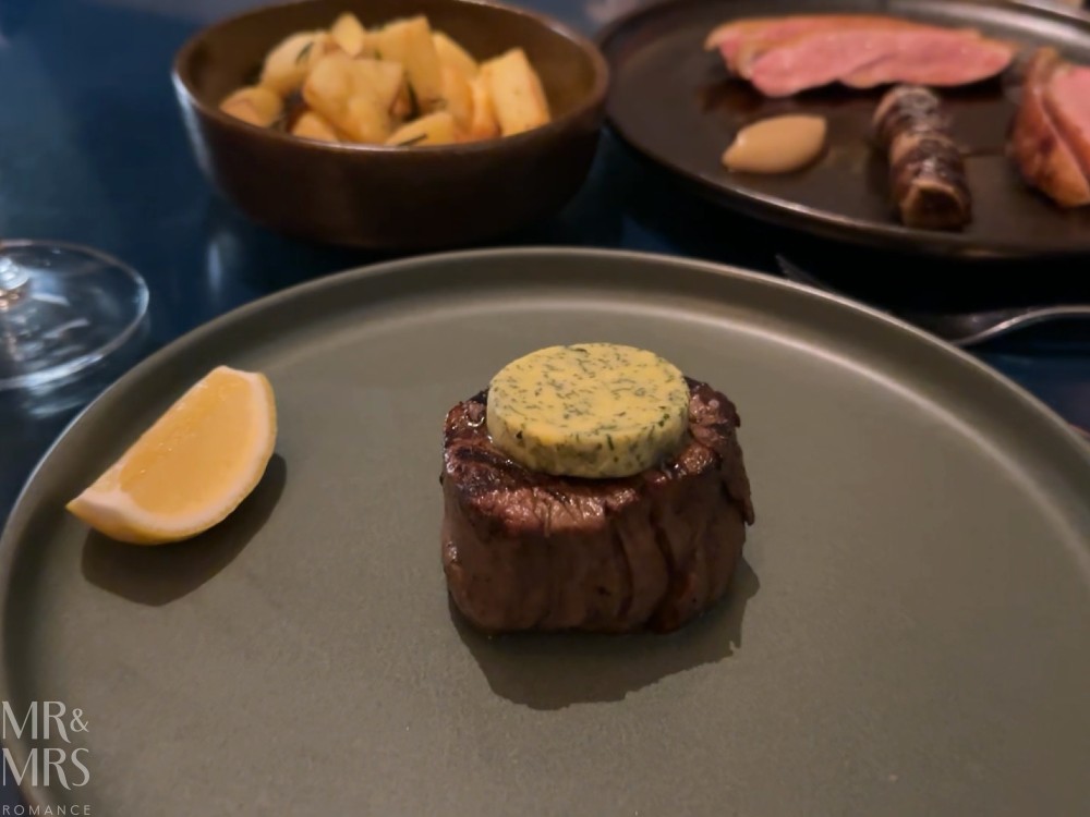 Where to eat in Sydney - Atelier by Sofitel - sirloin steak and roast potatoes