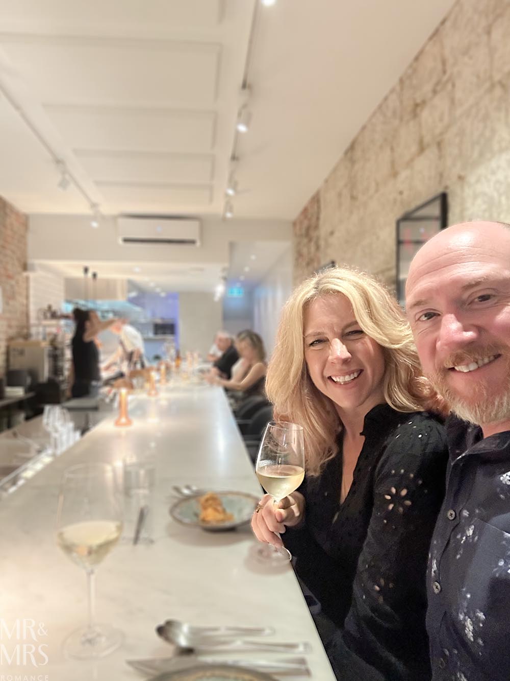 Where to eat in Sydney - romantic dinner - Izy.Aki omakase - Jim & Christina