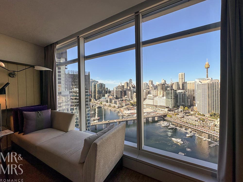 Where to stay in Sydney - Sofitel Darling Harbour - view from bedroom