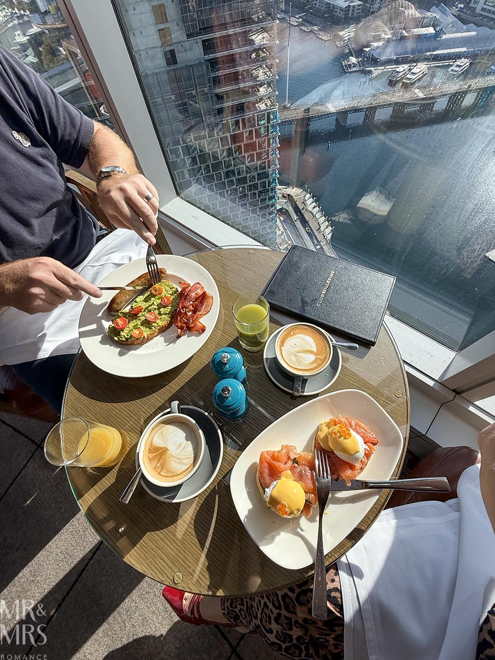 Where to stay in Sydney - Sofitel Darling Harbour - a la carte breakfast Club Millesime