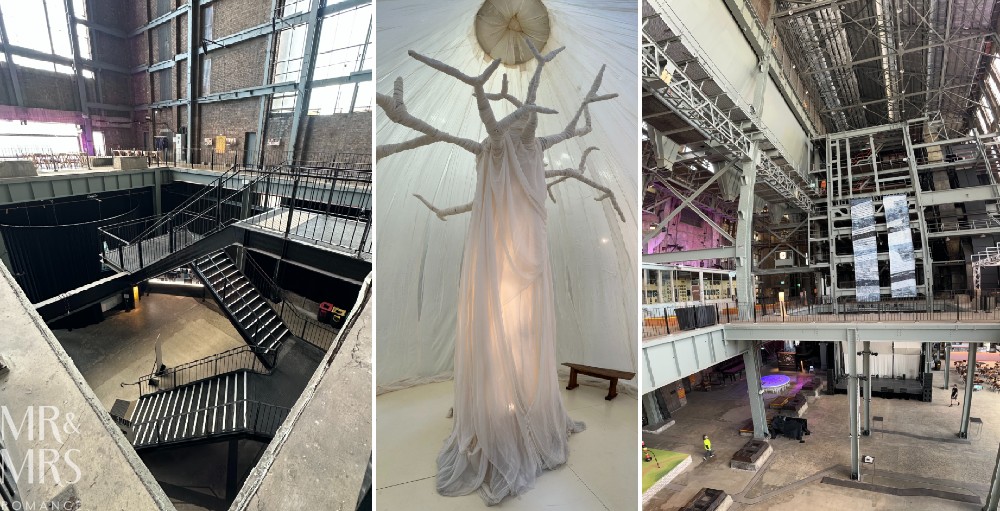 Flavour of the Month - April 2026 - Biennale at Rozelle Power Station collage: view from above; the boab; wide view of main floor