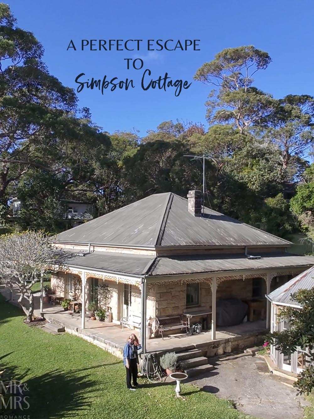 Simpson Cottage Review - high shot of cottage