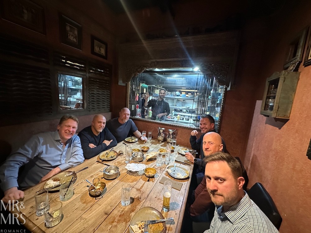 Flavour of the Month - July 2026. Jim and Futsal lads at Spice Room Indian Restaurant