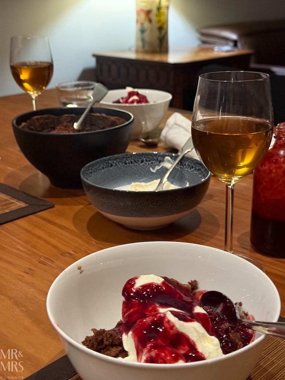 Flavour of the Month - August 2026 - dessert at Chardonnay dinner