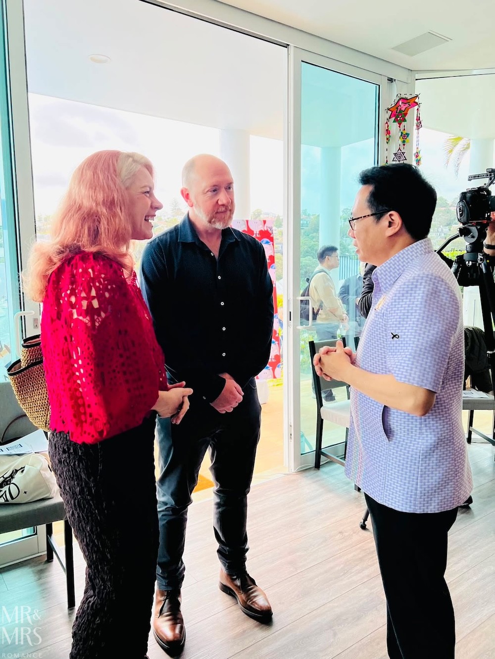 Flavour of the Month - August 2026 - Thai Consul-General's house for Thailand Grand Festival 2026 launch - Jim & Christina with Mr. Naruchai Ninnad