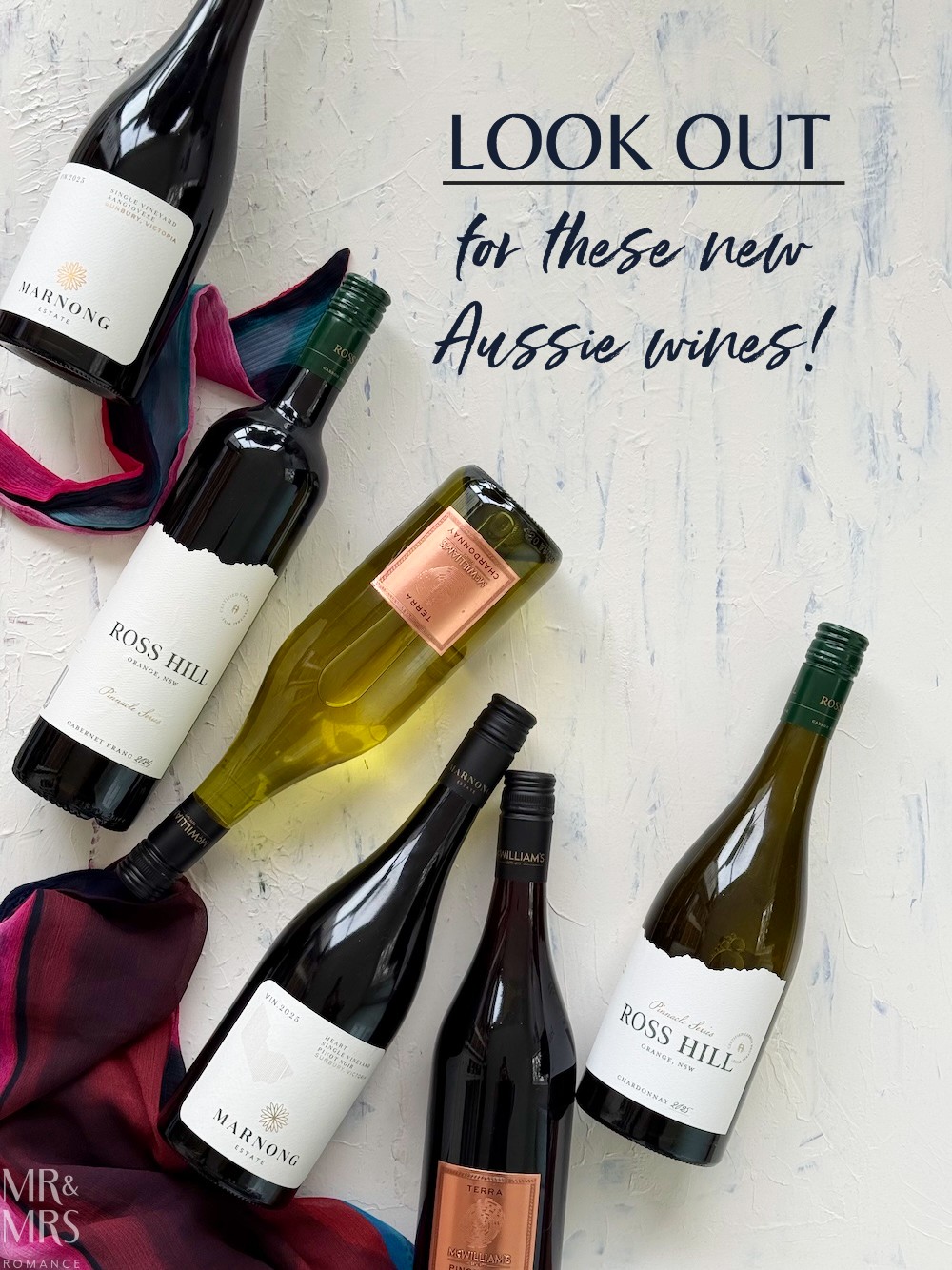 New Australian wine range releases - McWilliams Terra, Marnong Single Vineyard and Ross Hill Pinnacle
