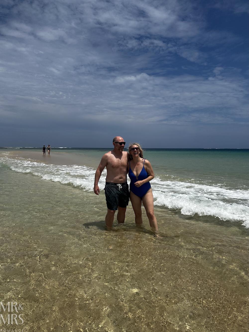 Flavour of the Month - September 2026 Mary's birthday trip to Fiji - Intercontinental at Natandola - Jim and Christina on the beach